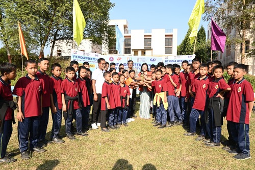 The Fit India Week-2024 commenced at The ICFAI University Tripura, in collaboration with the Sports Authority of India (SAI-MYAS), Agartala, Tripura