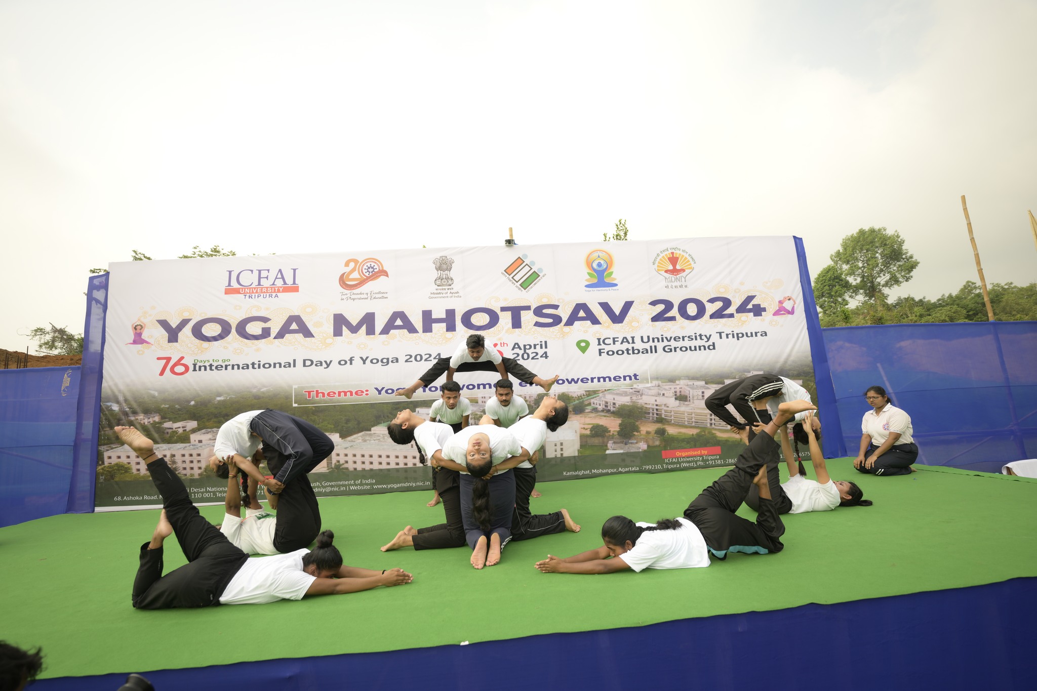 The Department of Physical Education & Department of Yoga & Naturopathy, 