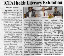 Literary Exhibition on “Ink, Insights, Words & Whispers: A Carnival of Literature”