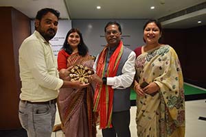 Prof. (Dr.) Biplab Halder, VC of The ICFAI University, Tripura was invited and delivered the Keynote Address at the Community Radio Awareness Workshop