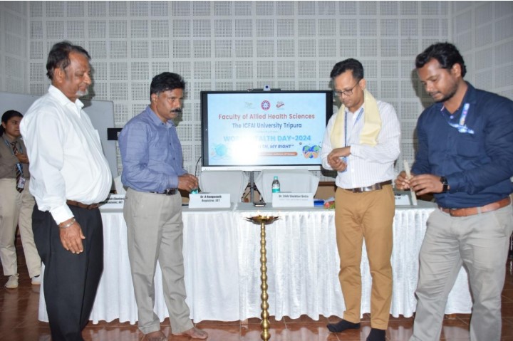 Observance of "World Health Day-2024” by Faculty of Allied Health Sciences department, The ICFAI University, Tripura