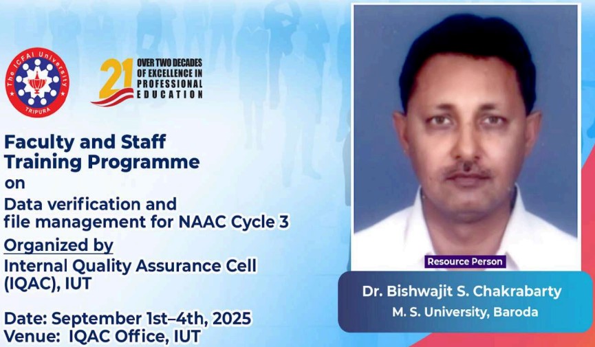 NAAC Cycle 3 - Faculty and Staff Training Programme