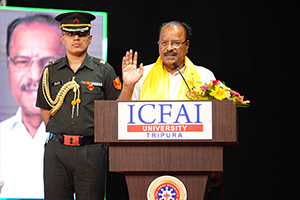 Convocation of The ICFAI University, Tripura held on 21.09.2024