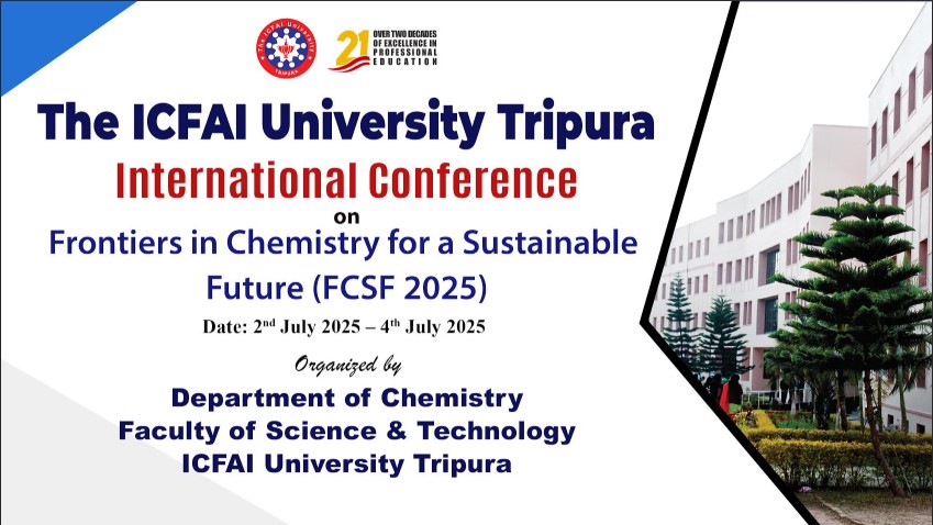 International conference on "Frontiers in Chemistry for a Sustainable Future (FCSF 2025)"