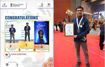 Nilay Debnath Bags Silver at India Skills 2025-26 Regional Competition