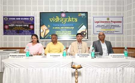 Legal Awareness program held at The ICFAI University, Tripura